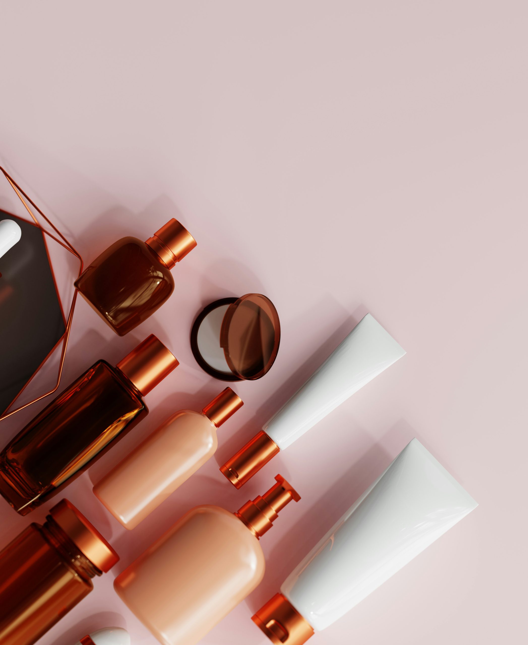 Image of skincare serums and targeted treatment products